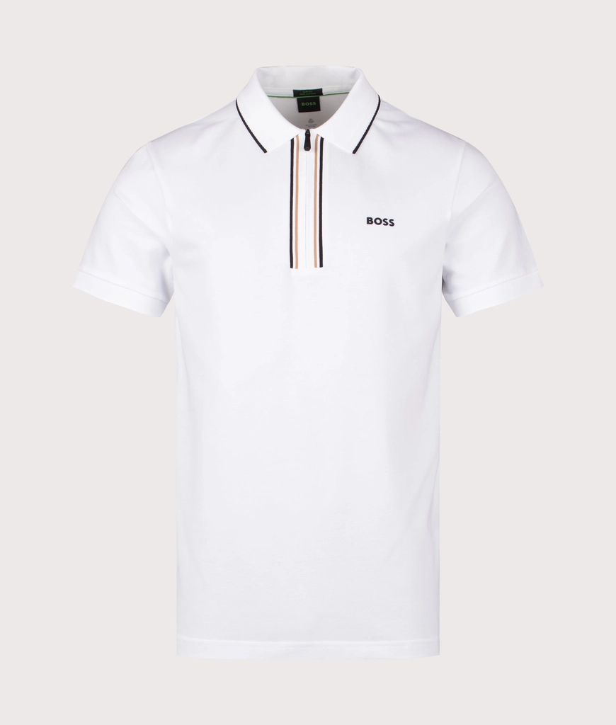 Hugo Boss Mens Zip Neck Philix Polo Shirt
